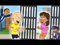 Caillou Gets Dora Out Of The Jail/Grounded BIG TIME