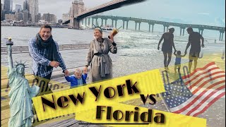 Карантин в Америке. Путешествие во время карантина. Florida Vs New York.