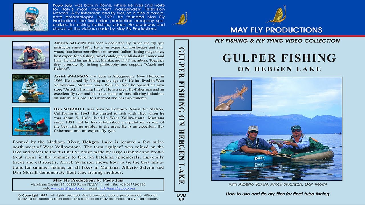 Gulper Fishing on Hebgen Lake ENG © 1997 - Mayfly Productions by Paolo Jaia  