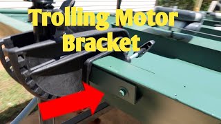 Jon Boat Modification; How to mount a bow mounted Trolling Motor!