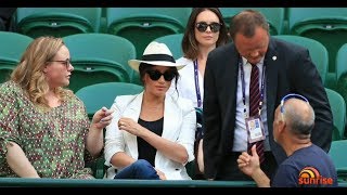 Meghan Markle's Security Pounces on Keen Fan at Wimbledon (2019)