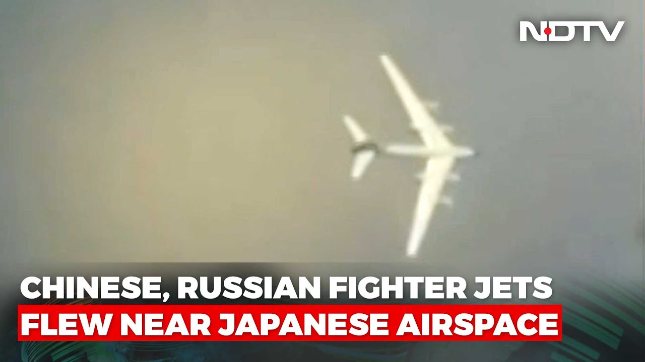 Chinese, Russian Fighter Jets Flew Near Japan Airspace As Quad Met - YouTube