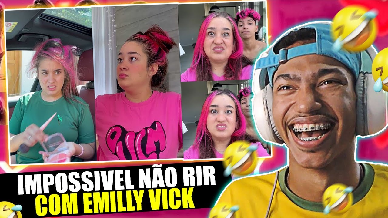 React Emilly Vick - Tente Não Rir com Os Melhores Shorts de Emilly Vick ...