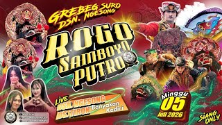 Live Jaranan ROGO SAMBOYO PUTRO Ngesong Tiron Bayakan Kediri