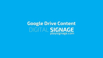 Adding content from a Google Drive folder in a playlist