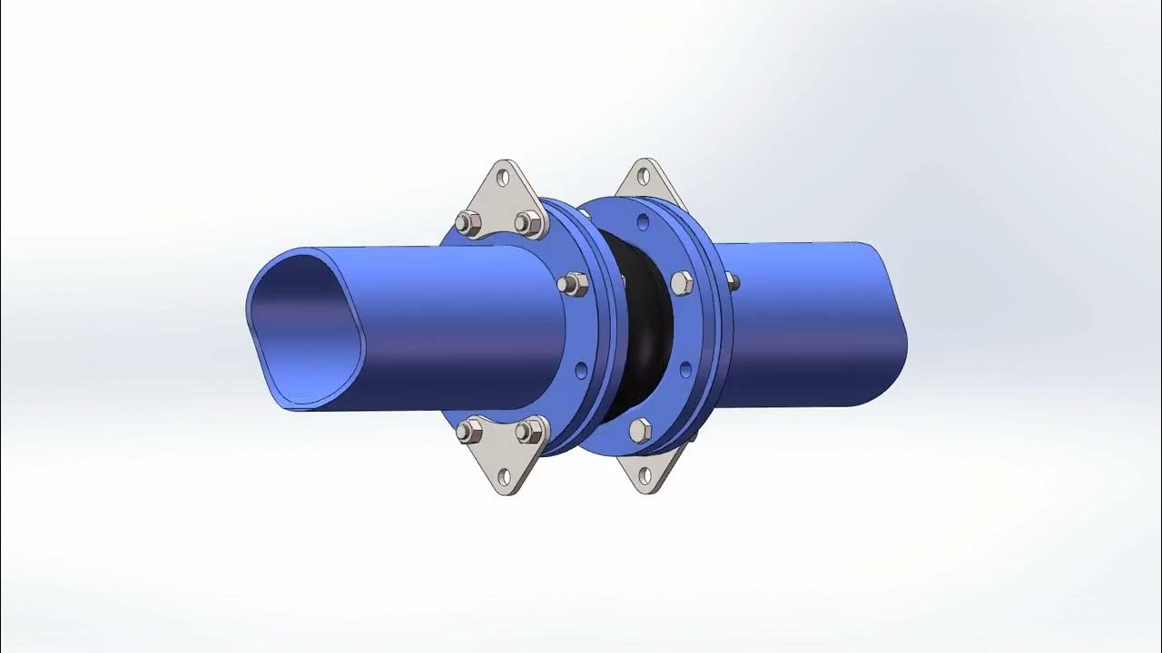 installation rubber expansion joints YouTube