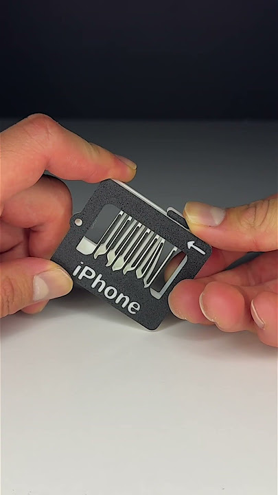 3D Printed Iphone Ringtone Musical Fidget