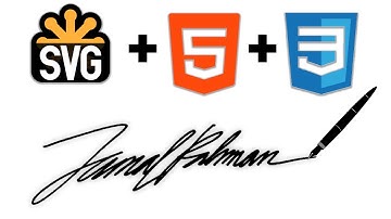 Signature Animation Using SVG + HTML + CSS - Hindi