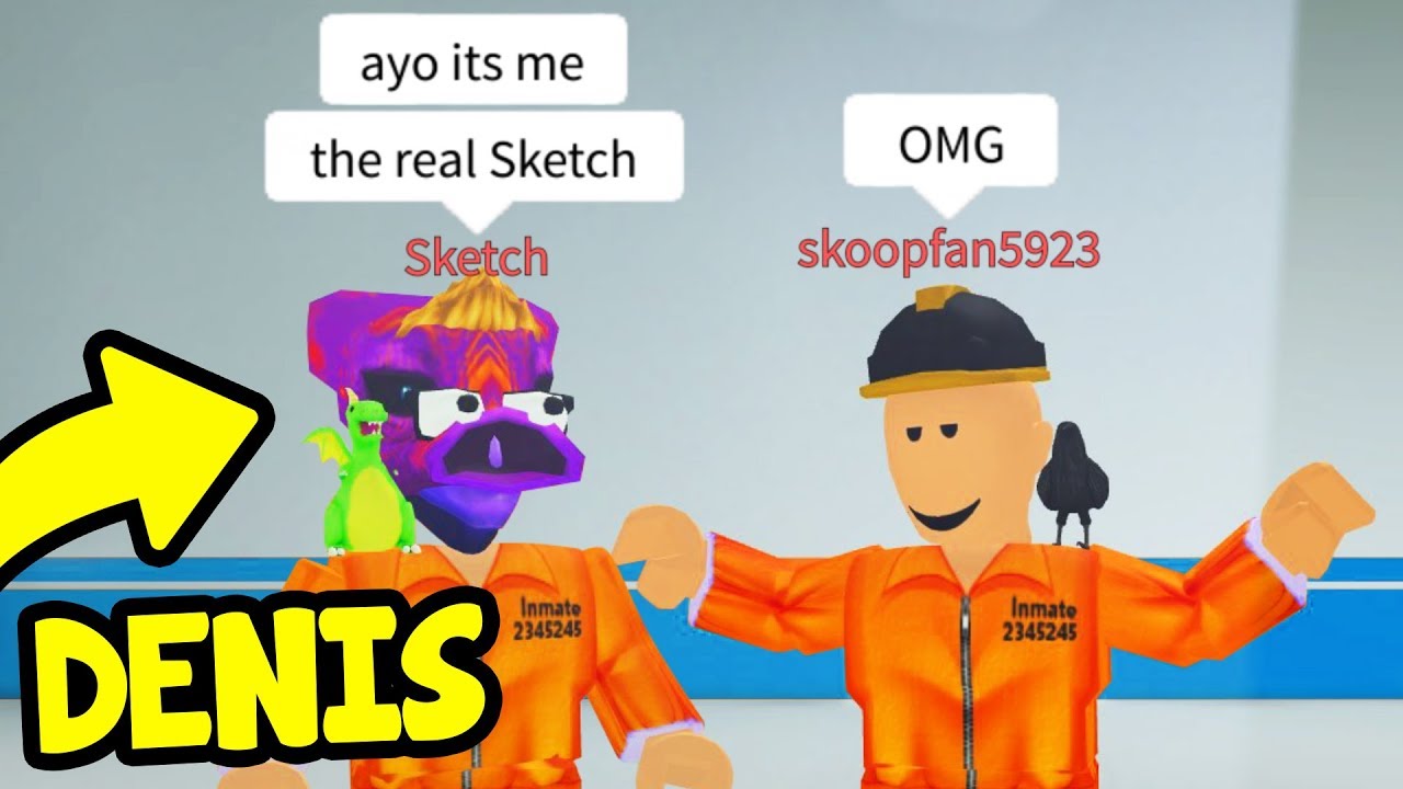 Playing On Another Youtuber S Account In Roblox Youtube - denis shirt template roblox