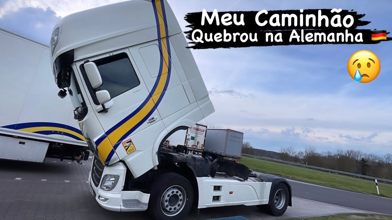 O meu Caminhão DAF Quebrou na Alemanha 🇩🇪