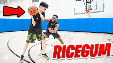 BASKETBALL GAME OF THE YEAR! 1vs1 Against RICEGUM!!