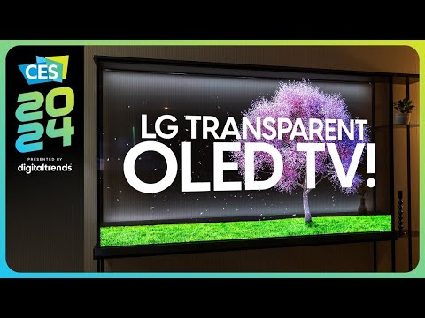 LG Stuns with Transparent OLED TV | 2024 LG TV Lineup at CES