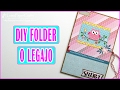 Cómo hacer un folder o legajo A5 | DIY Carpeta con bolsilos | Tutorial Scrap Luisa PaperCrafts