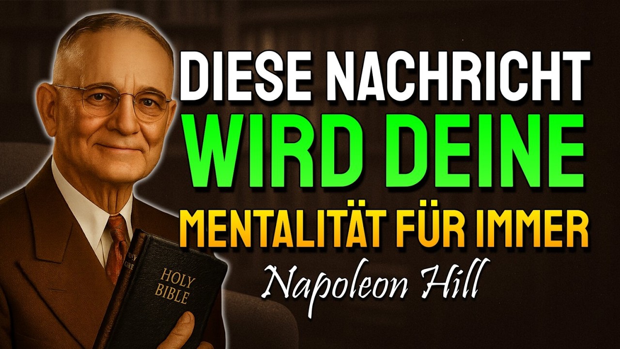 Diese Botschaft von Napoleon Hill wird Ihre Denkweise für immer verändern (Napoleon Hill)