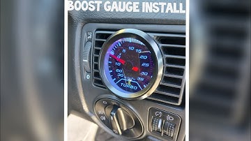 MK4 GOLF GTI BOOST GAUGE INSTALLATION