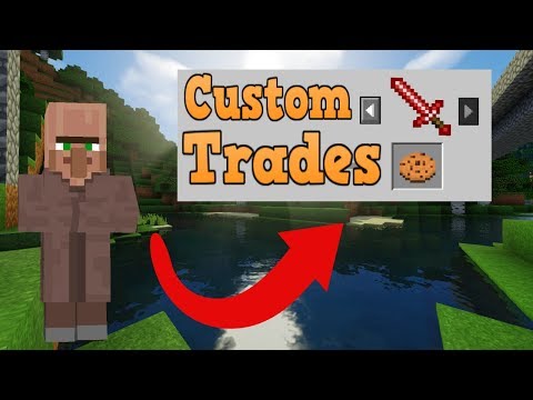 How To Mod Custom Villager Trades Minecraft Bedrock Edition