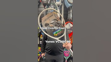 Head Gravity Tour vs Yonex VCORE 98 #tennis #tennisracketreview #tennisequipment #tennis