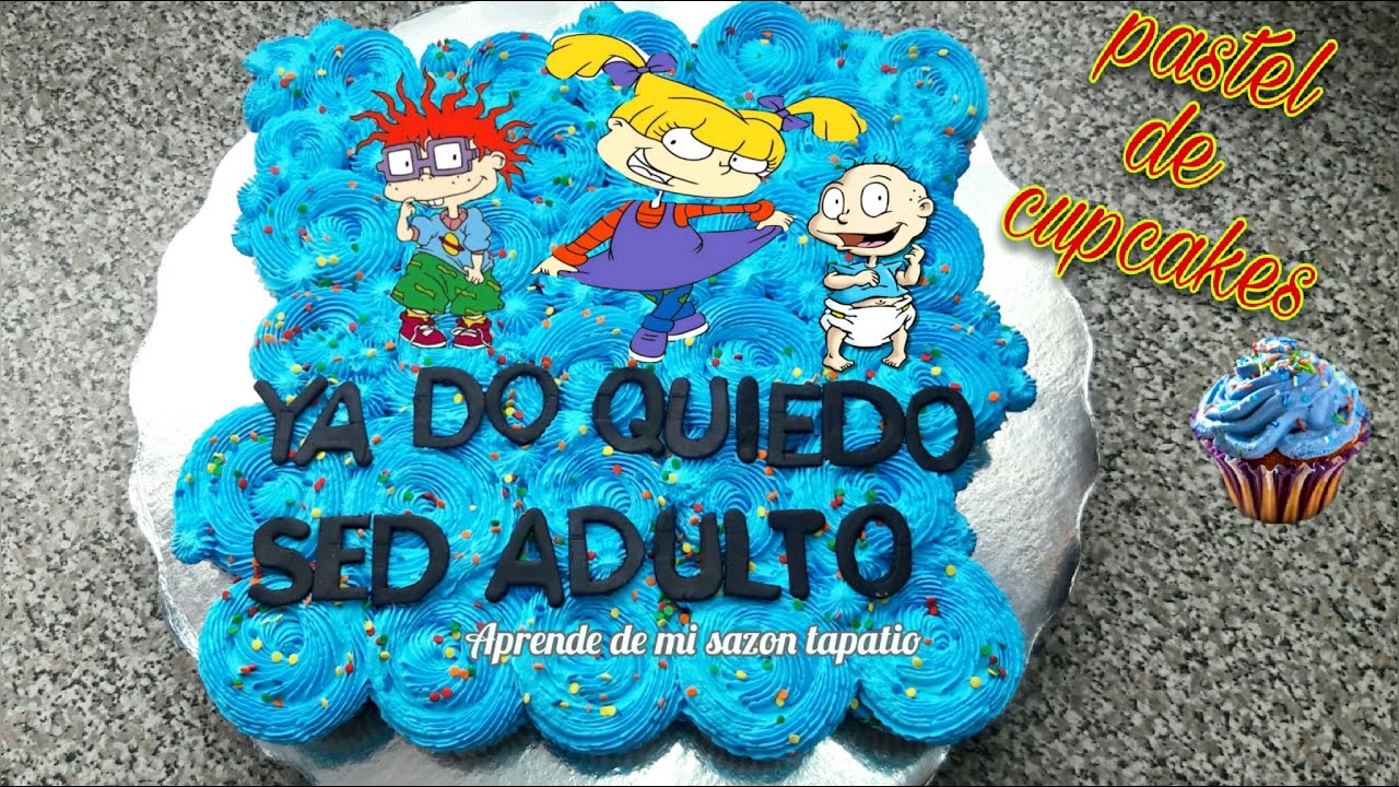 pastel de Rugrats , pastel de los Rugrats , Rugrats cake - YouTube