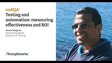 Testing & Automation: Measuring Effectiveness & ROI | Anand Bagmar | vodQA India 2022