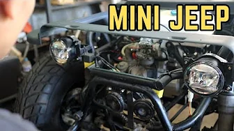 BIKIN MINI JEEP SENDIRI? PAKE MESIN INI TENAGA JOSS.. HOMEMADE MINI JEEP
