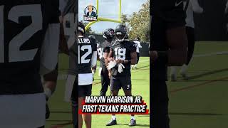 🚨 FIRST LOOK! Marvin Harrison Jr.'s FIRST Texans Practice! 👀🔥