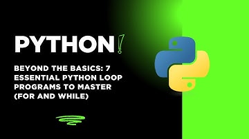 Beyond the Basics: 7 Essential Python Loop Programs to Master (for and while) #python #coding #learn