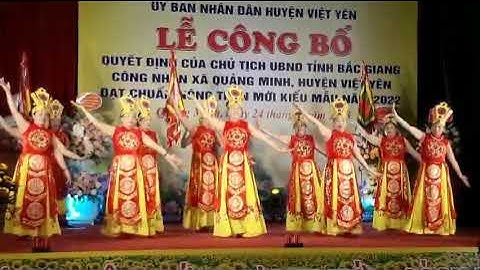 Múa: Dòng máu lạc hồng- Biên đạo mới 2023-CLB phụ nữ Đình Cả- Quảng Minh đạo diễn và biểu diễn..!