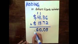 Dollar and Cents Notation