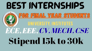 Internship 2025 | #VTUInternships | All branch students can watch this video