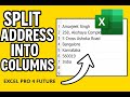 Split Address into Columns in Excel | Step-by-Step Tutorial for Beginners