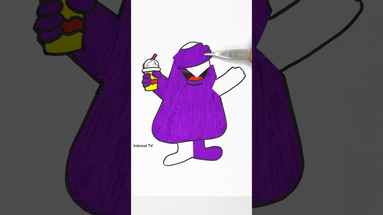 I Just Got The Grimace Shake 💜 Puzzle Game Challenge with Grimace