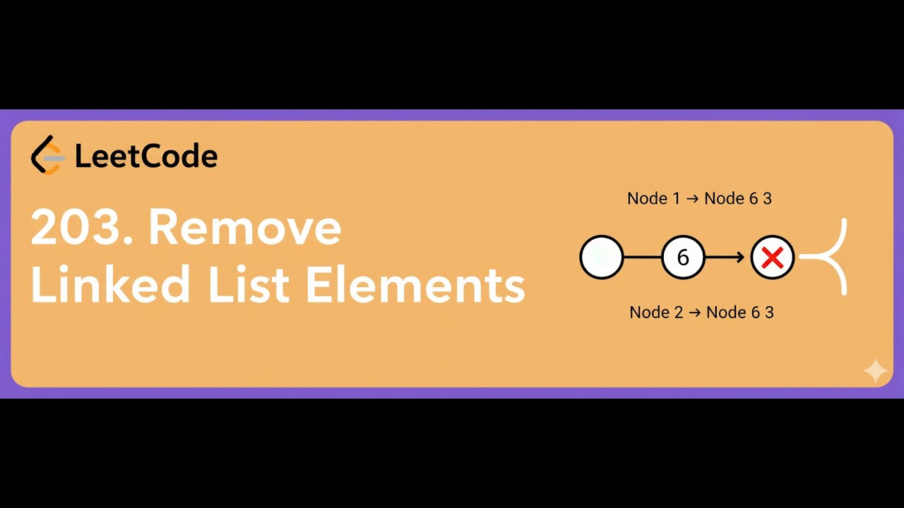 203. Remove Linked List Elements | LeetCode Challenge | DSA - YouTube