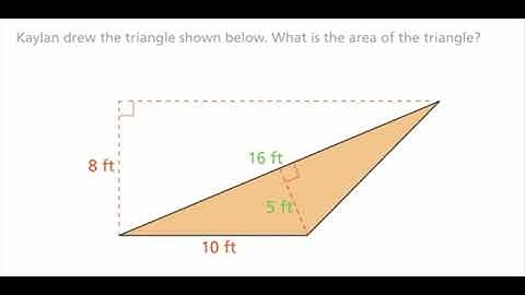 Identifying Corresponding Base and Height to Find Area