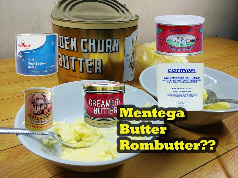 MENGENAL BUTTER : PENJELASAN, SEGMENTASI DAN JENIS JENIS BUTTER.