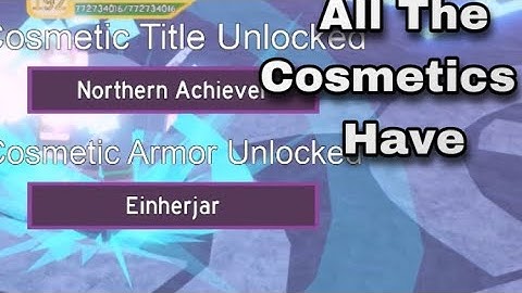 All My Cosmetics I Have Gotten in Roblox Dungeon Quest