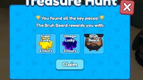 Treasure Hunt (Already done) in Mining Simulator 2 | Gem Genie Quests | Almighty Flamingo = OP