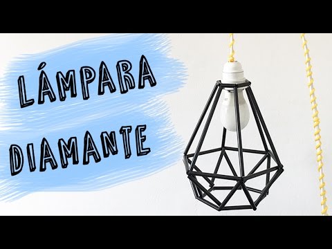 Brillante saltar Avanzado Cómo hacer una Lámpara Casera de Diseño | Lámpara DIY - YouTube