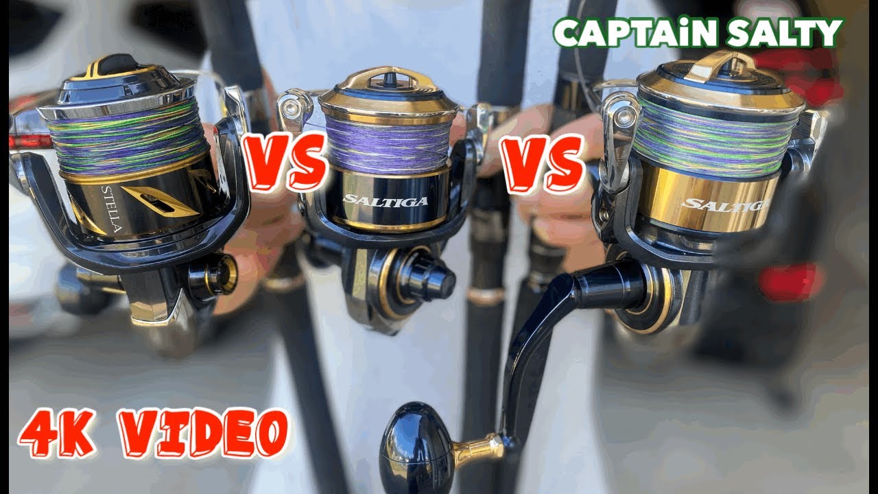 daiwa saltiga vs shimano stella Stella 14000XG vs Saltiga 14000H vs Saltiga 14000XH. Cast further and  furthermore!! 4k video