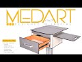 Medit i500 ideal setup: Cart &amp; Laptop