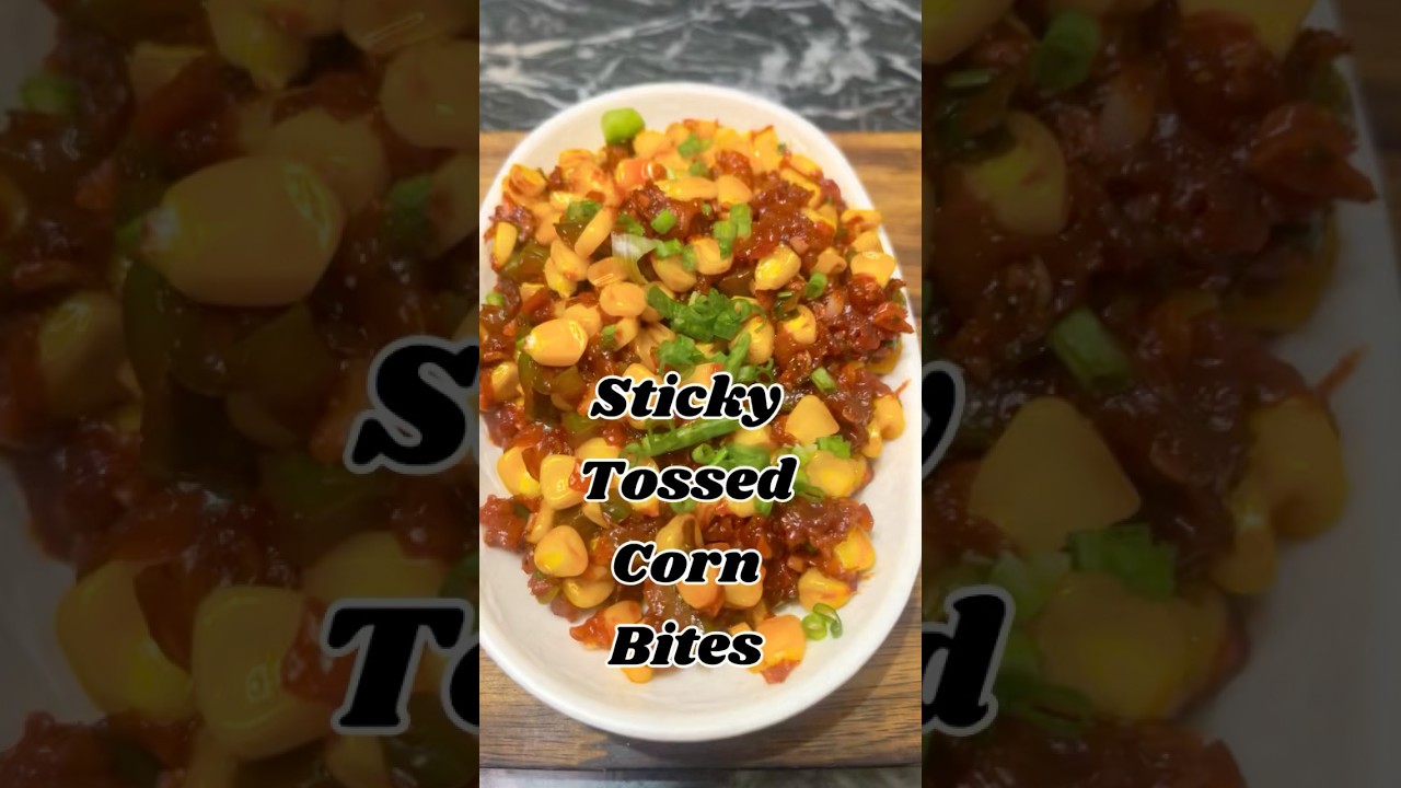 Sticky Tossed Corn Bites