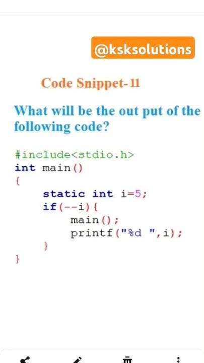 C code tips-11: What will be the output of the code? #ccoding #logical ...