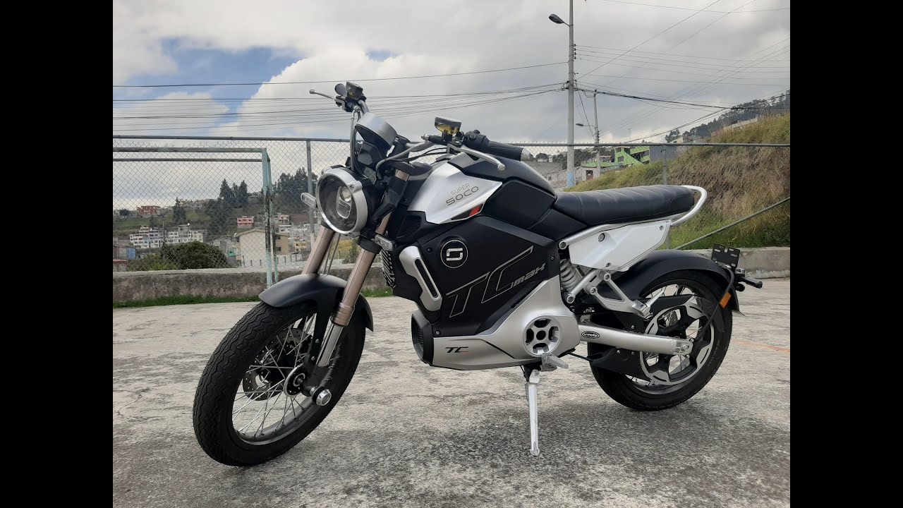 View of Super Soco TC Max, Moto electrica. ¿La más potente de Quito-Ecuador ...
