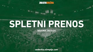 Cedevita Olimpija - Ljubljana A (Kvalifikacije U18; 14. oktober 2023)