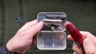 Что помещается в коробку ALTOIDS и мой комплект EDC / What fits in an ALTOIDS box and my EDC kit.