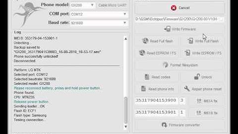 GX200 - Read codes, Direct unlock, Write Firmware