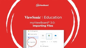 myViewBoard 3.0: Importing Files