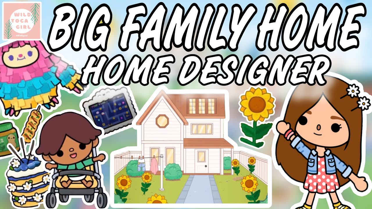 big family home tour toca boca