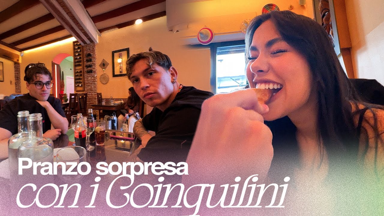 PRANZO A SORPRESA CON I COINQUILINI!