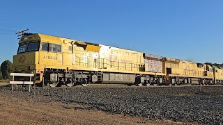 1PM1 Aurizon up Superfreighter (ACD ACD G), Perth to Melbourne, 1840, 15\/10\/25, Dooen VIC 