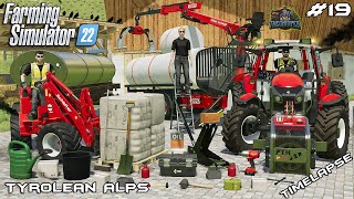 SELLING WOOL, MILK, AND GRASS SILAGE BALES 💶💶💶 | Tyrolean Alps | Farming Simulator 22 | Episode 19